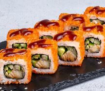 Калифорния унаги с икрой