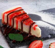 Чизкейк клубничный