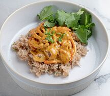 Курица карри с рисом