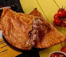 Чебурек с говядиной и свининой