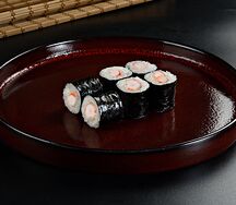 Ролл с тигровой креветкой