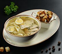 Суп-лапша Куриная с гренками