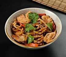 Удон c курицей