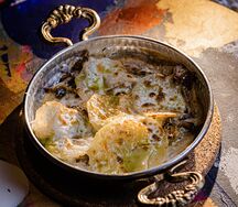Картофель, запеченный с грибами