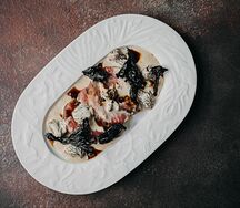 Вырезка быка с лисичками