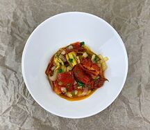 Овощной шашлык рубленый