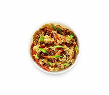 Рис с шампиньонами и овощами