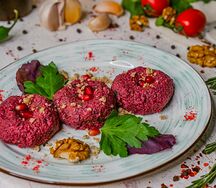 Пхали из свеклы с орехом