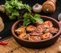 Шампиньоны запеченные под сыром