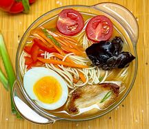 Рамен с курицей