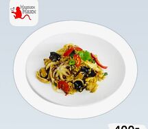 Вок Рис с морепродуктами