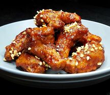 Крылышки куриные по-корейски в остром соусе