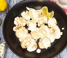 Креветки тигровые в сливочно-сырном соусе