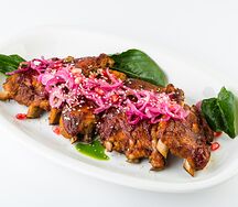 Свиные рёбра с соусом от шефа