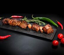 Говяжья печень с курдюком