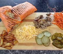 Шаурма с курицей большая