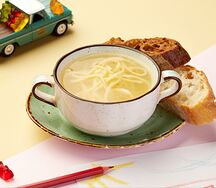 Бульон куриный с лапшой детский