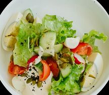 Быстрый салат из овощей