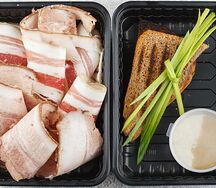 Домашнее сало с чесночком