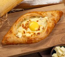 Хачапури по-аджарски (лодочка)