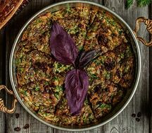 Кюкю с зеленью 