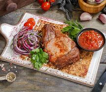 Шашлык из свиной корейки 