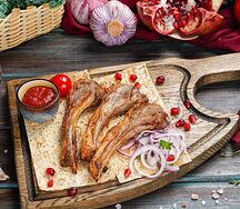 Шашлык из бараньей корейки 