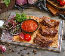 Шашлык из бараньей почечной части
