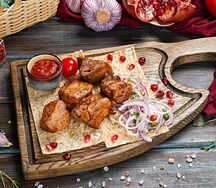 Шашлык из бараньей мякоти 