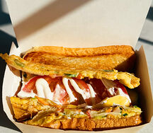 Корейский тост с овощами