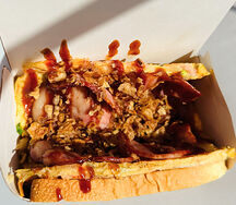 Корейский тост с беконом