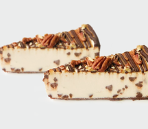 Чизкейк Нью-Йорк с шоколадом и орехом пекан