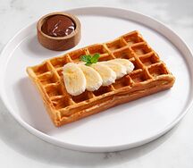 Вафля с Нутеллой и бананом 