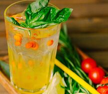 Лимонад манго-маракуйя 