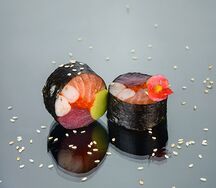 Без риса с креветкой