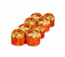 Запеченный с королевской креветкой