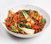 Лапша Соба с курицей