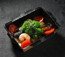 Морепродукты в сливочном соусе