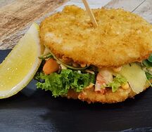 Рисовый бургер с лимоном