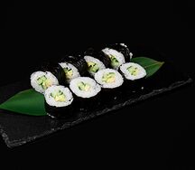 С огурцом и авокадо