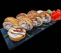 Чекнутая креветка темпура