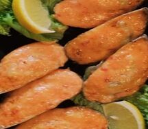 Запеченные мидии в полустворках