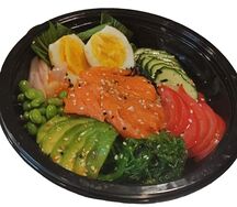 Боул с лососем