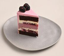 Торт Ежевичный