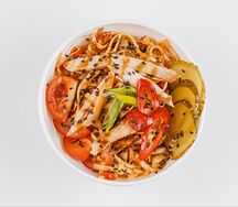 Марсианская паста с курицей