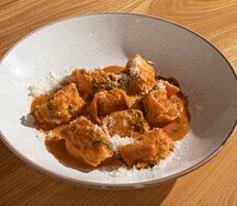 Равиоли с креветками