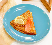 Блин с семгой