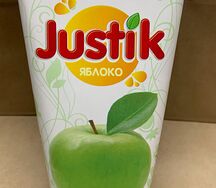 Сок Justik с трубочкой Яблоко