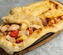 Жаркое с курицей в сковородочке