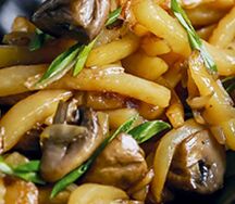 Картофель жареный с грибами